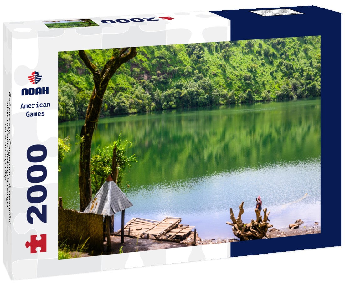 Noah Jigsaw Puzzle Bafoussam, Cameroon: A beautiful view of Lake Baleng's bangs on a sunny day 2000 pieces