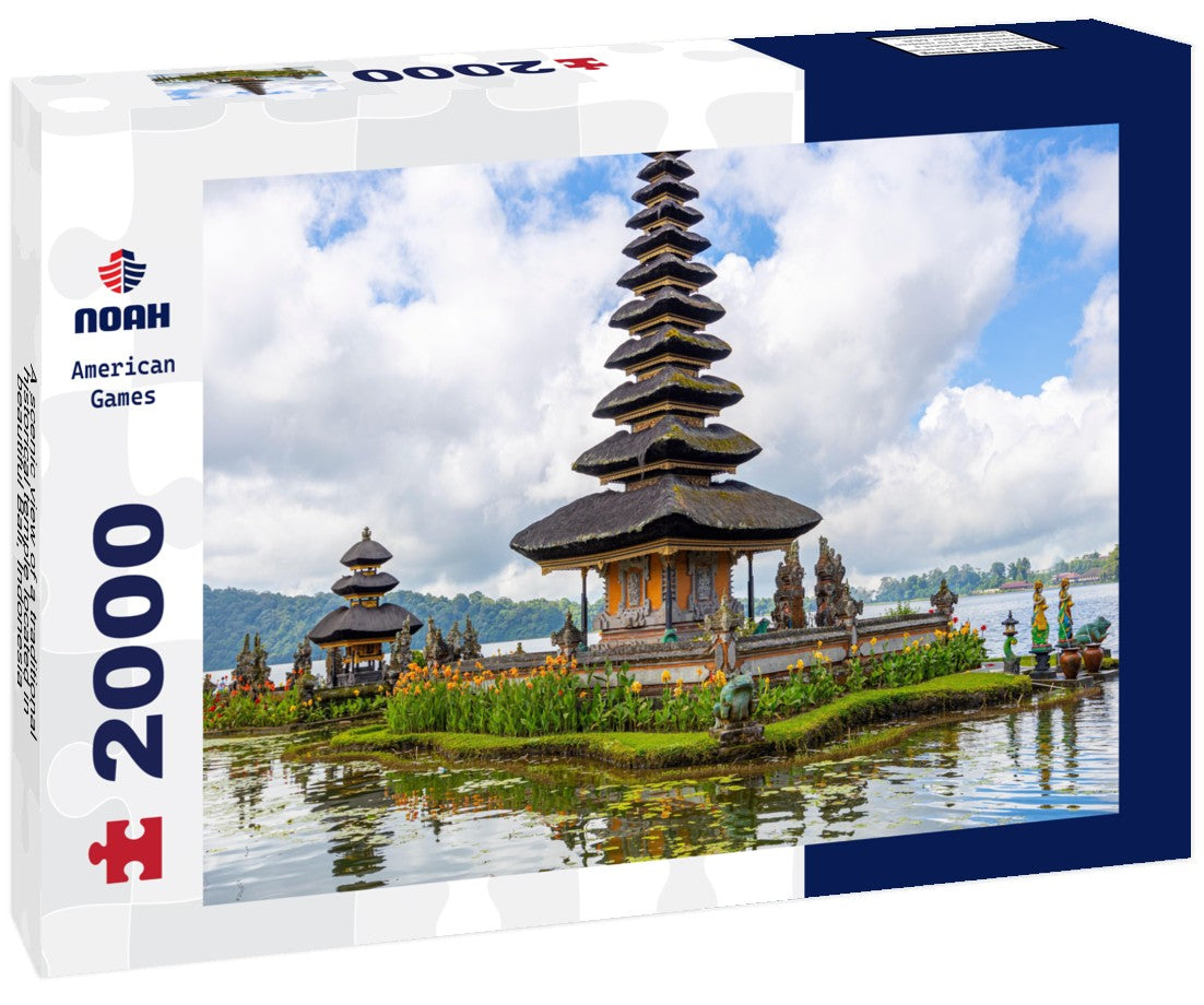 Noah Jigsaw Puzzle A scenic view of a traditional, historical temple located in beautiful Bali, Indonesia 2000 pieces