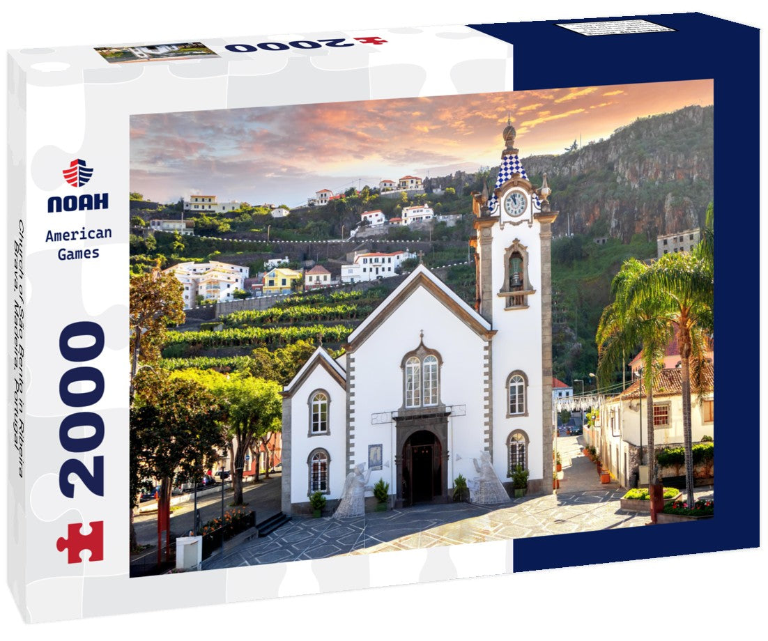 Noah Jigsaw Puzzle Church of São Bento in Ribeira Brava, Madeira, Portugal 2000 pieces