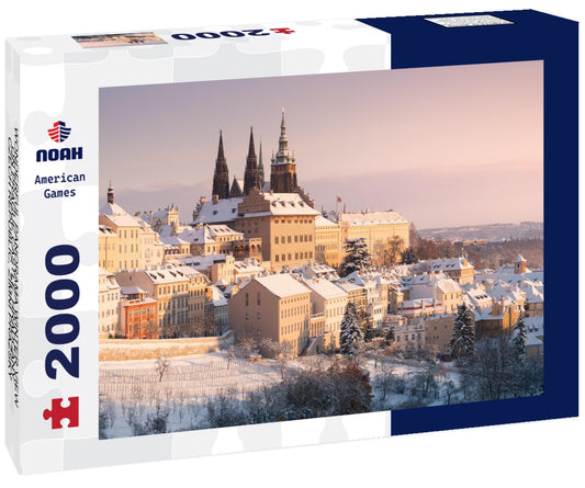 Noah Jigsaw Puzzle WONDERFUL PANORAMA WINTER VIEW ON PRAGUE CASTLE, HRADCANY, CZECH REPUBLIC, ZIMNÍ PRAŽSKÝ HRAD, HRADCANY, KRÁSNÝ POHLED 2000 pieces
