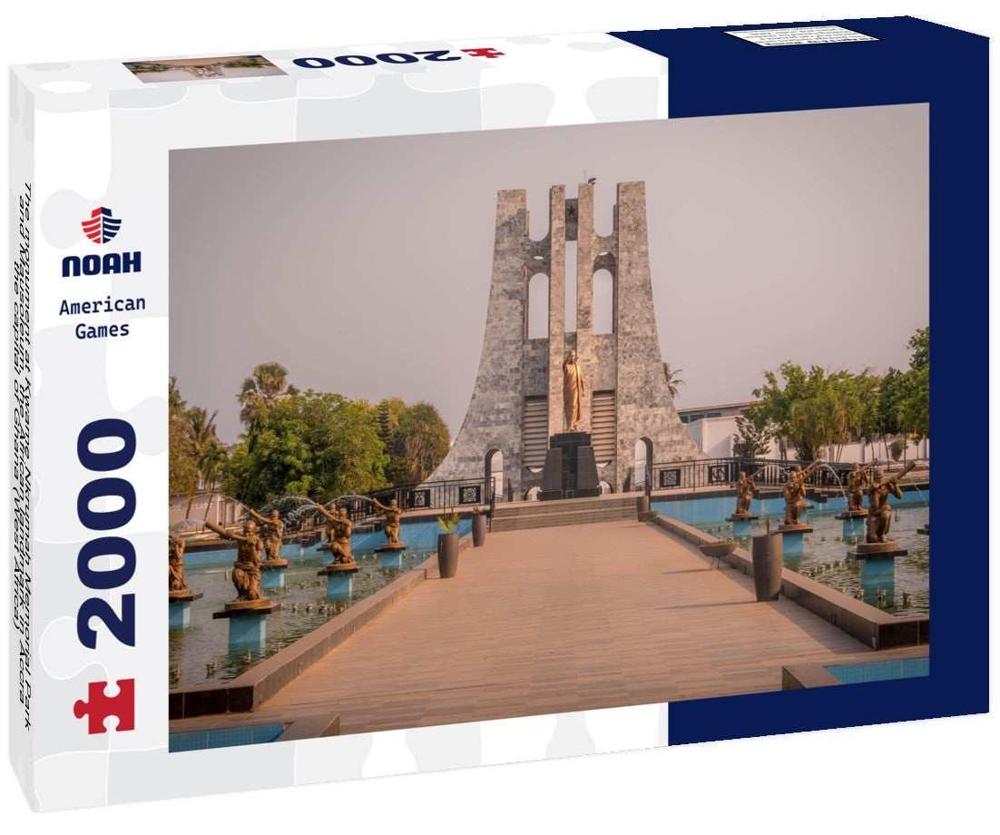 Noah Jigsaw Puzzle The monument at Kwame Nkrumah Memorial Park and Mausoleum, the African landmark in Accra, the capital of Ghana (West Africa) 2000 pieces