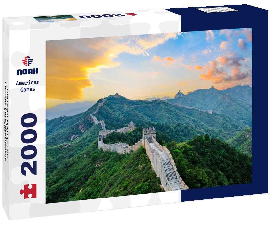 Noah Jigsaw Puzzle The Great Wall of China. Famous travel destinations in China 2000 pieces