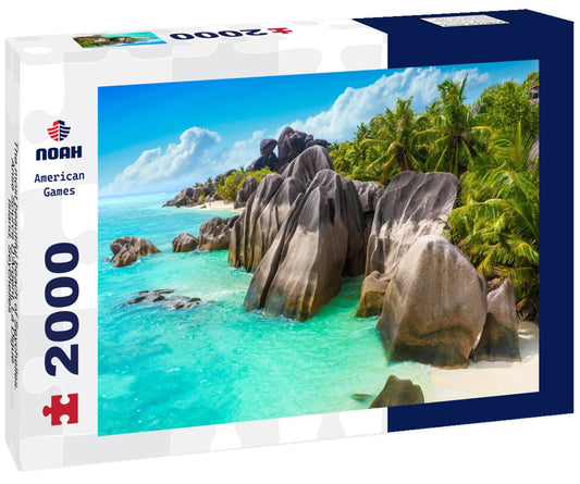 Noah Jigsaw Puzzle The most beautiful beach of Seychelles. Anse Source D'Argent, La Digue Island, Seychelles 2000 pieces