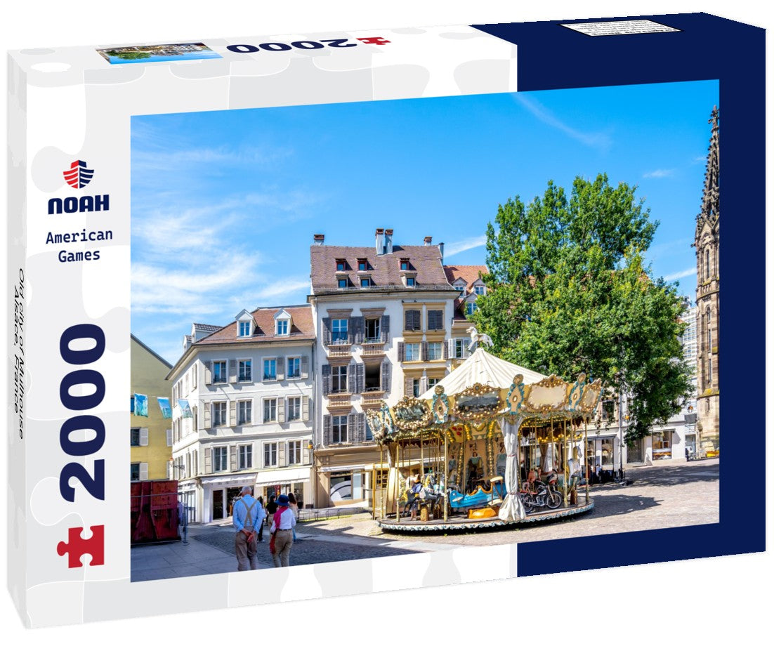 Noah Jigsaw Puzzle Old city of Mulhouse, Alsace, France 2000 pieces