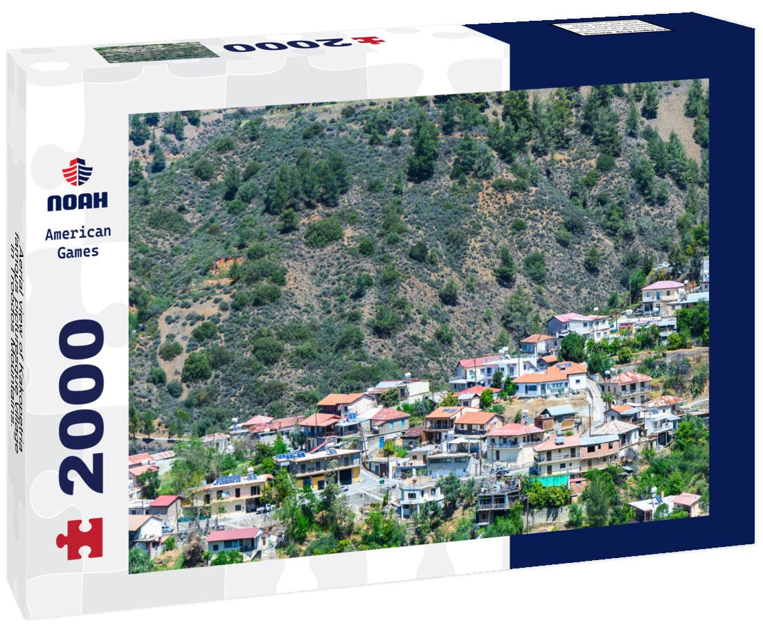 Noah Jigsaw Puzzle Aerial view of Kakopetria, famous picturesque village in Troodos Mountains. Cyprus 2000 pieces