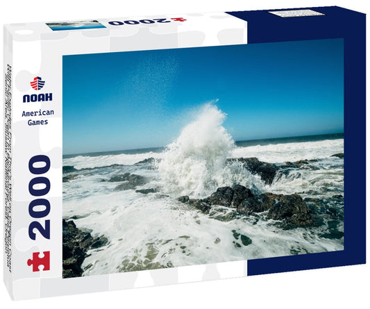 Noah Jigsaw Puzzle Water Explodes From Thor's Well on Oregon Coast With Pacific Ocean In Background, Cape Perpetua Senic Area, Siuslaw National Forest, Oregon 2000 pieces