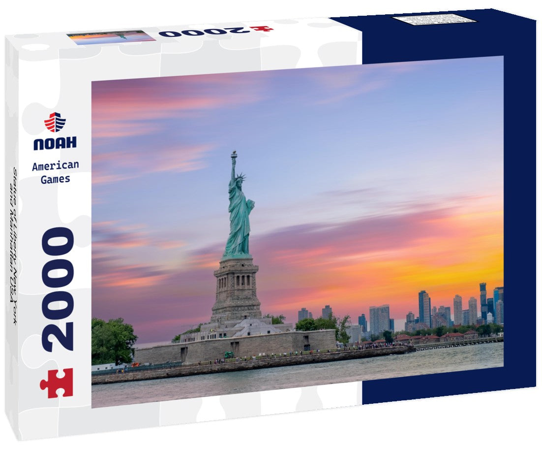 Noah Jigsaw Puzzle Statue of Liberty New York and Manhattan USA 2000 pieces