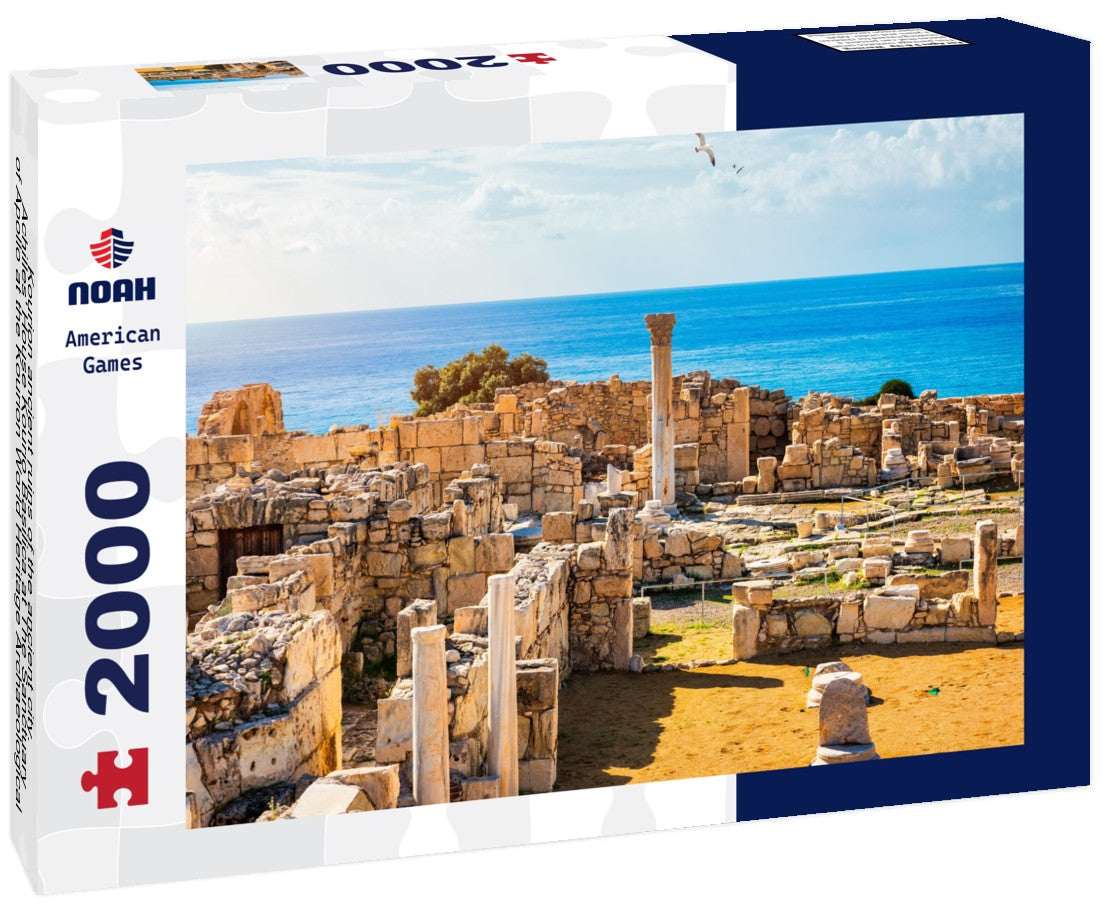 Noah Jigsaw Puzzle ?ourion ancient ruins of the ancient city. Achilles' House Kourio Basilica at The Sanctuary of Apollo at the Kourion World Heritage Archaeological site near Limassol (Lemesos), Cyprus 2000 pieces