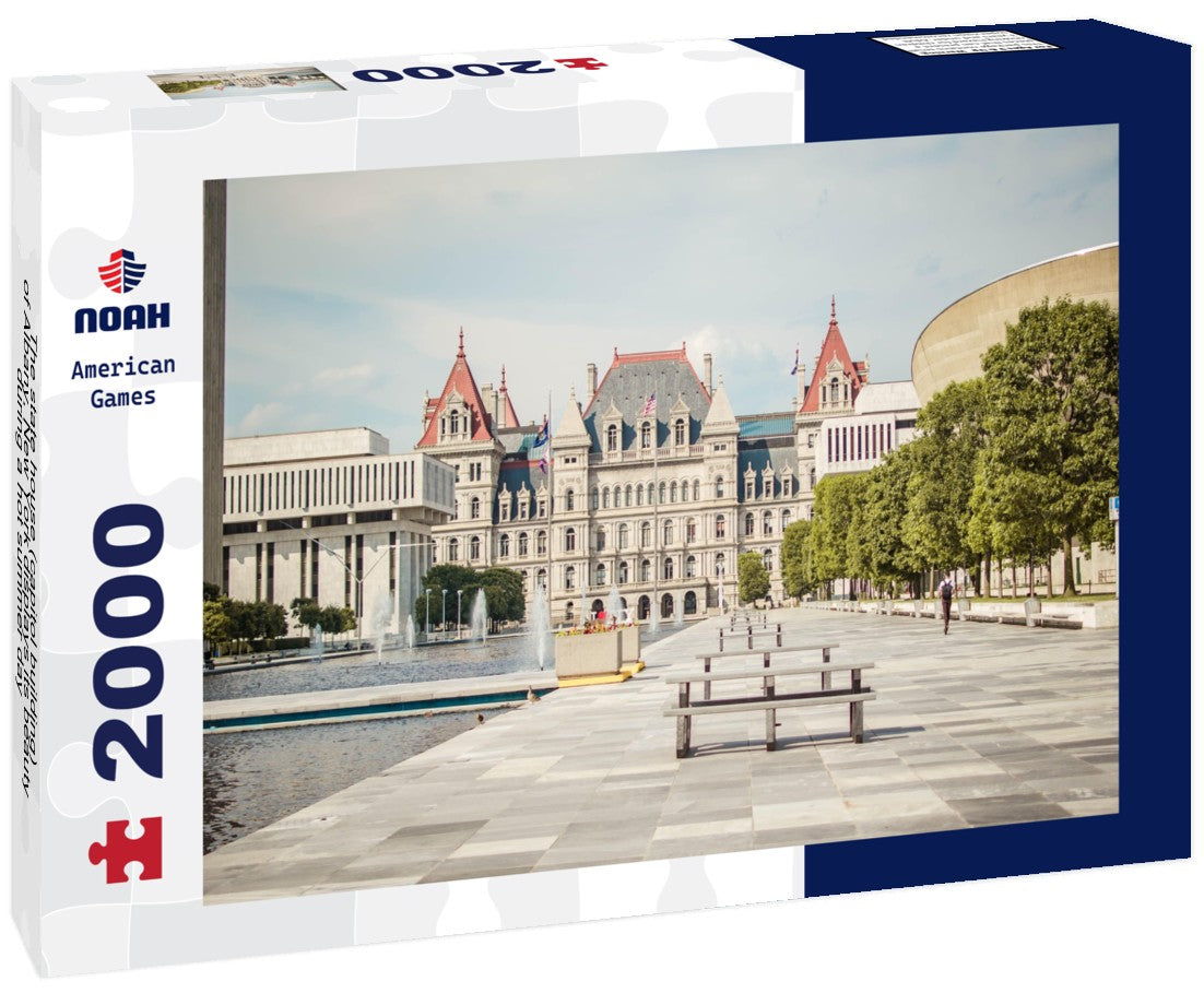 Noah Jigsaw Puzzle The state house (capitol building) of Albany, New York displays its beauty during a hot summer day 2000 pieces