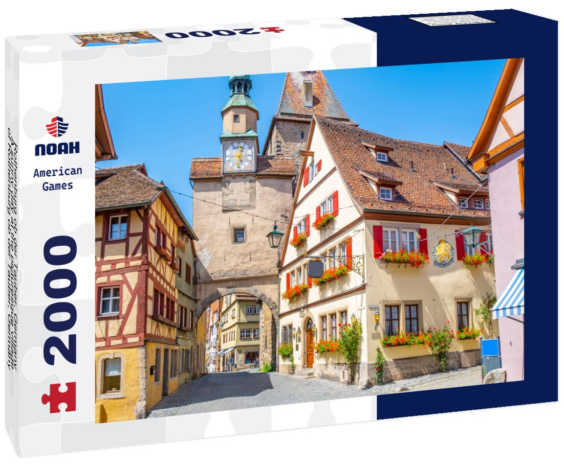 Noah Jigsaw Puzzle Rothenburg ob der Tauber, Germany - A sunny day at the picturesque village of Rothenburg ob der Tauber, Germany 2000 pieces
