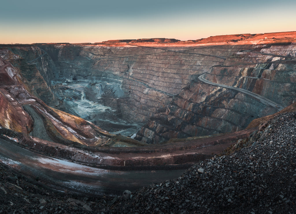 Super Pit gold mine in Kalgoorlie, Western Australia