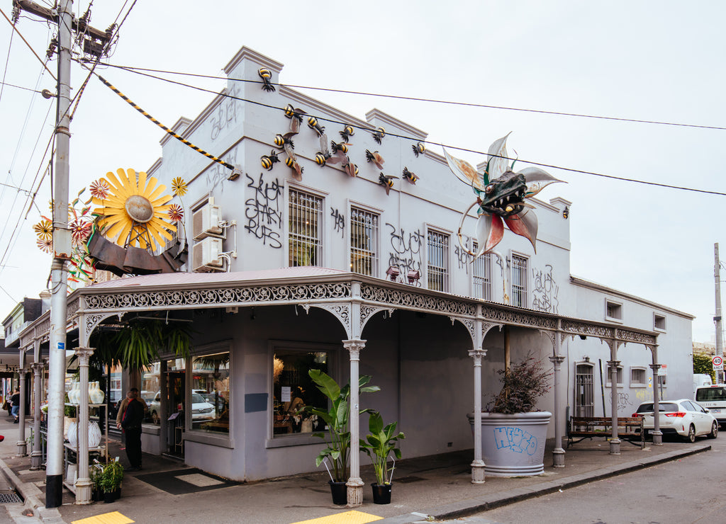 Brunswick St Architecture in Fitzroy Melbourne Australia