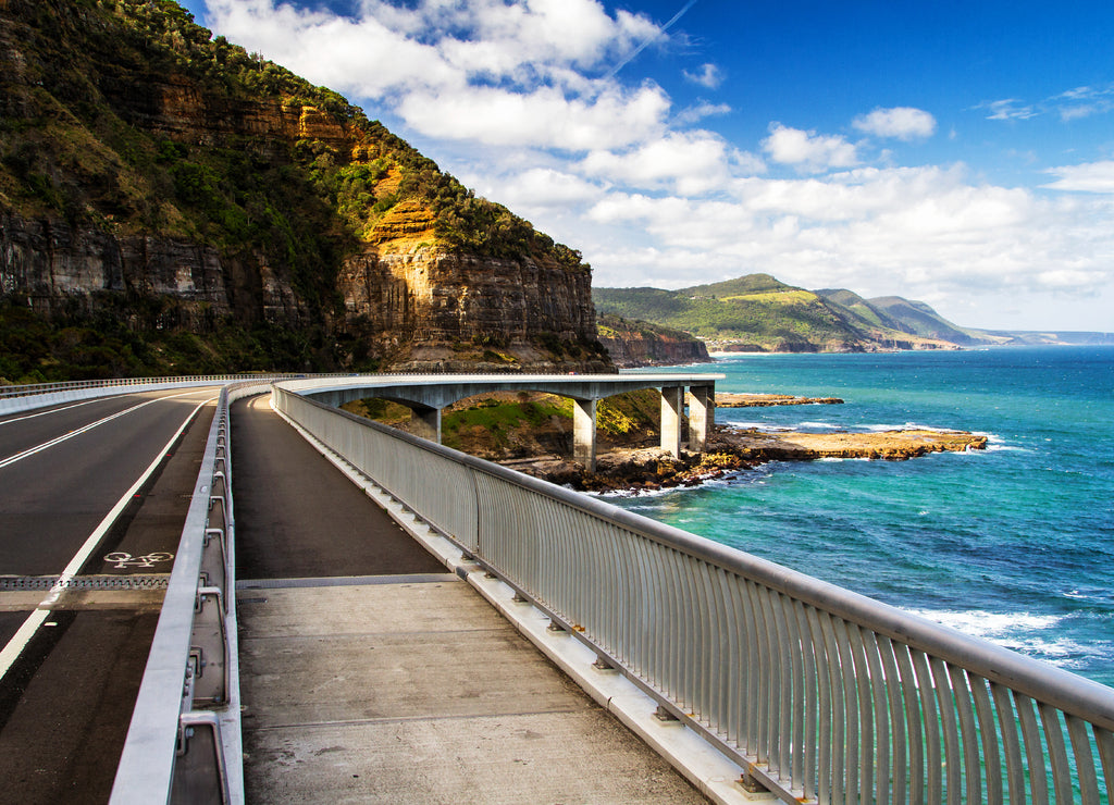 Sea Cliff Bridge along the Grand Pacific Drive, New South Wales, Australia