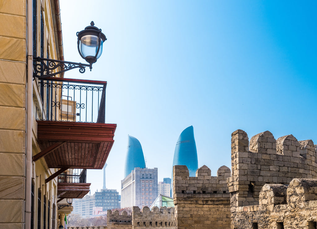 Historic center - Icheri Sheher, Baku city, Azerbaijan Republic