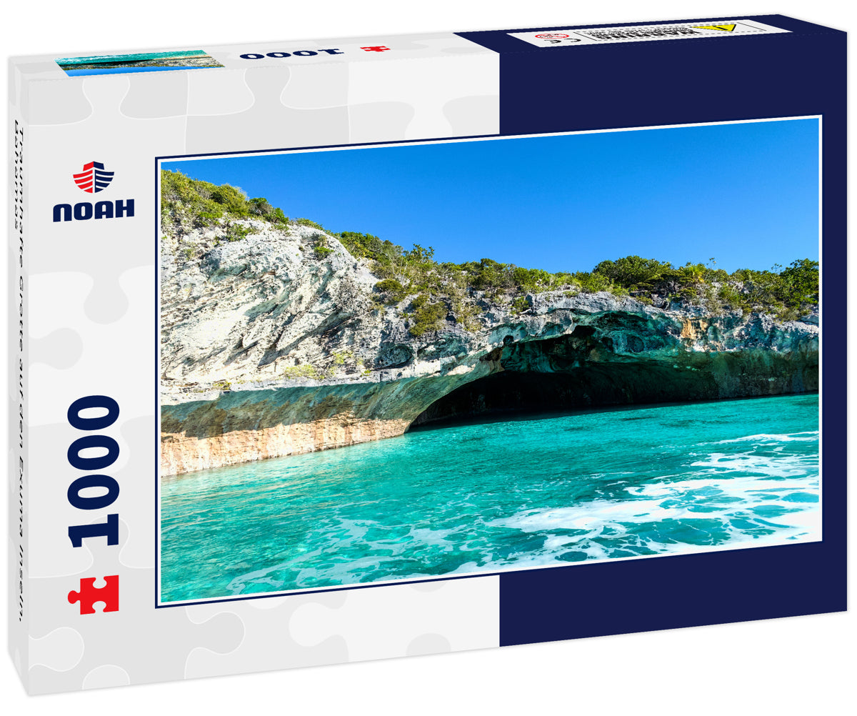 Traumhafte Grotte auf den Exuma Inseln, Bahamas