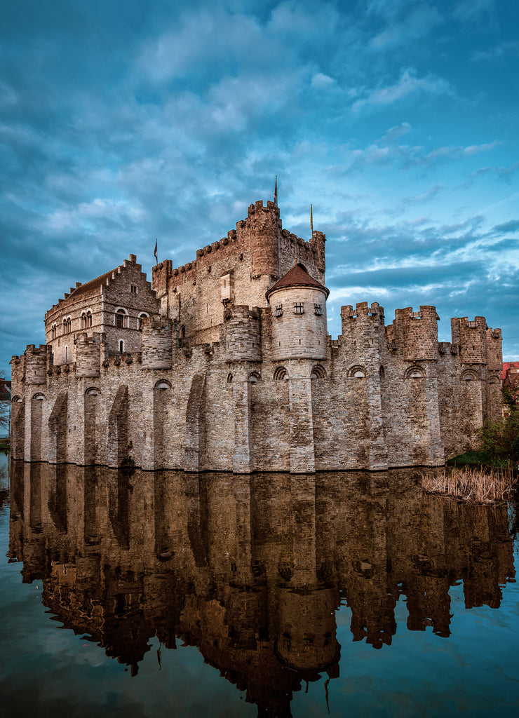The Gravensteen Castle in Ghent, Belgium