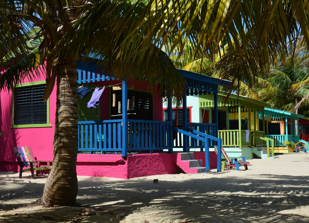 Bungalow Coloré Plage de Placencia Belize