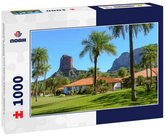 Chochis town and David Tower (Devil's Molar), Bolivia