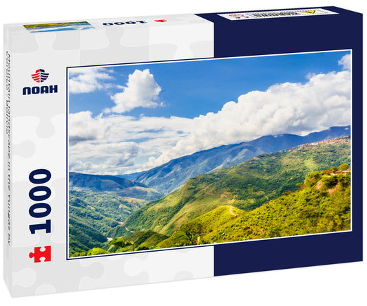 Mountain landscape in the Yungas by Coroico - Bolivia