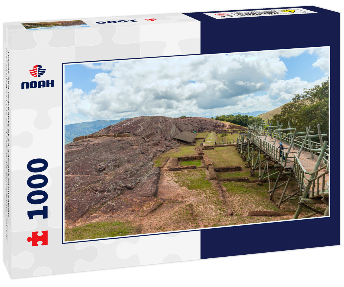 Traces and remnants of an ancient civilization. Archaeological site of El Fuerte de Samaipata, Bolivia