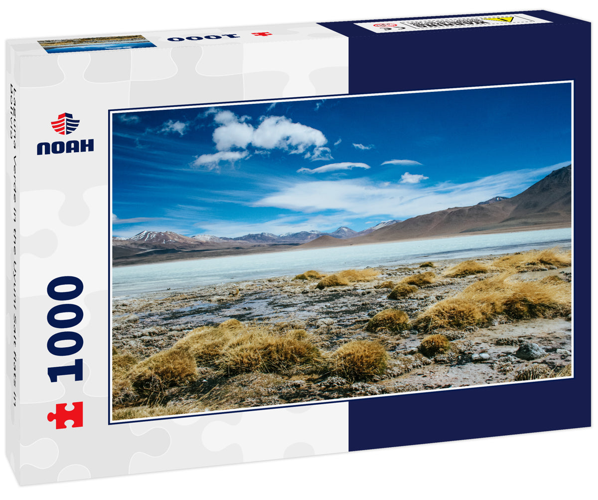 Laguna Verde in the Uyuni Salt flats in Bolivia