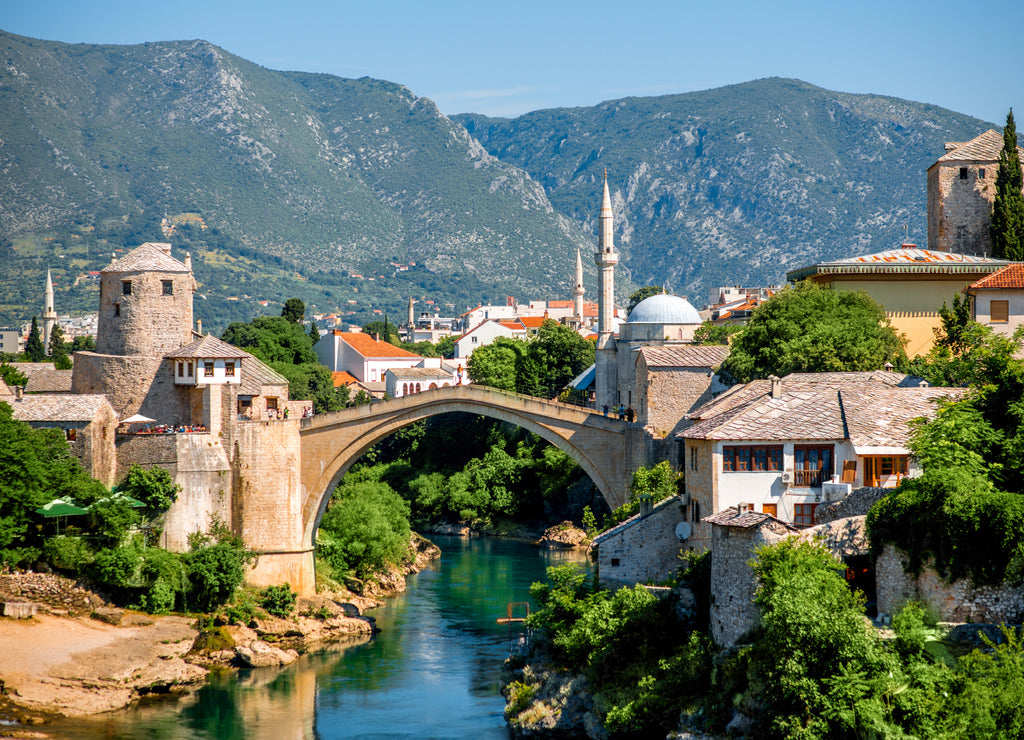 Mostar city view, Bosnia and Herzegovina