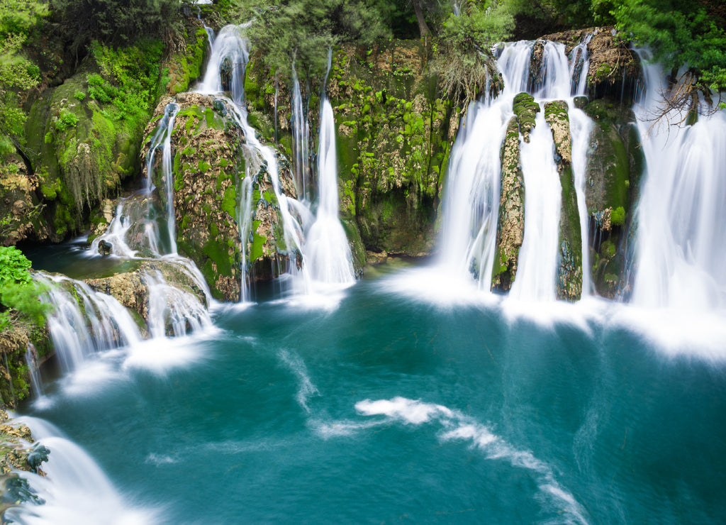 Waterfalls of Martin Brod on Una national park, Bosnia and Herzegovina