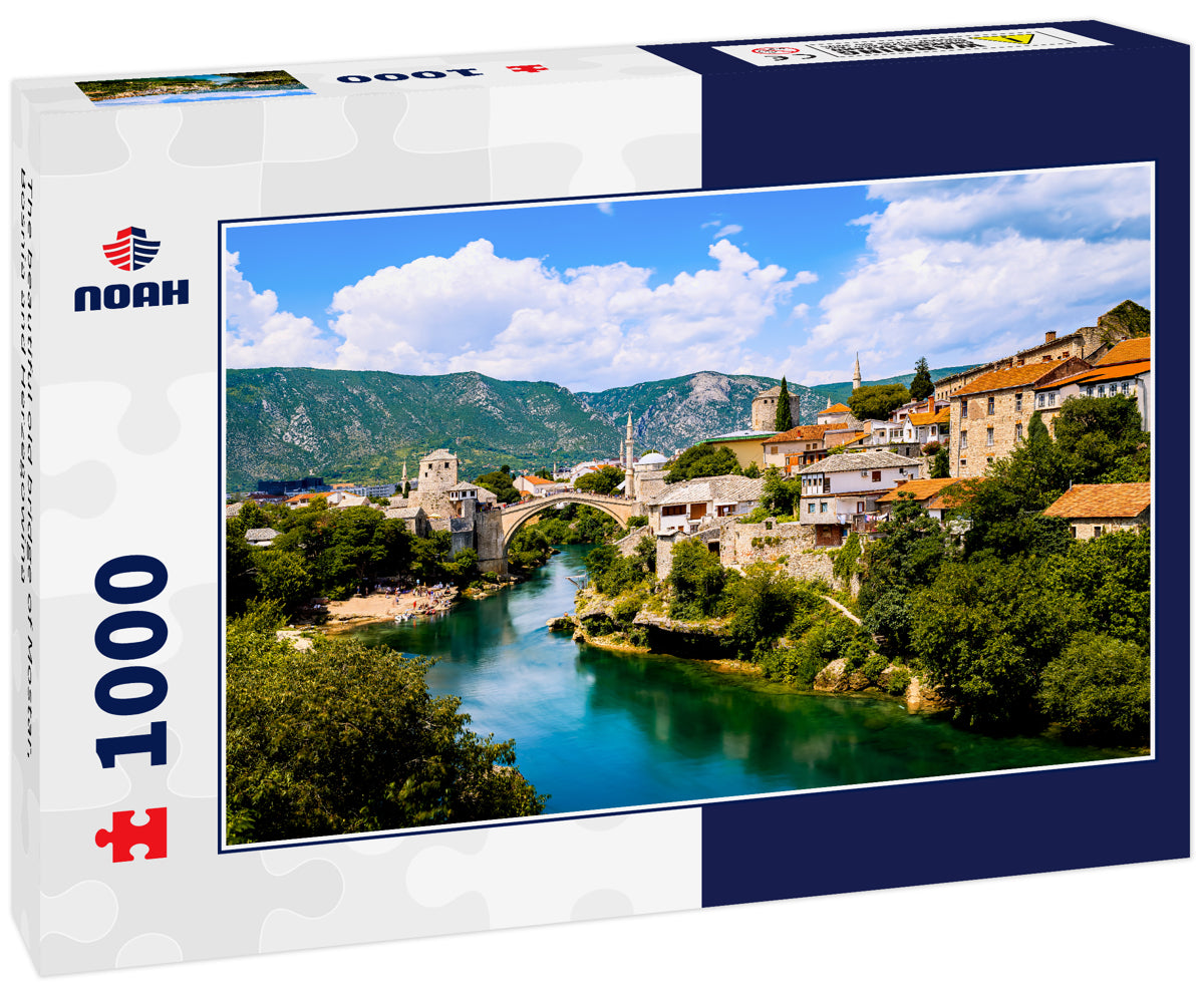 The beautiful old bridge of Mostar, Bosnia and Herzegowina