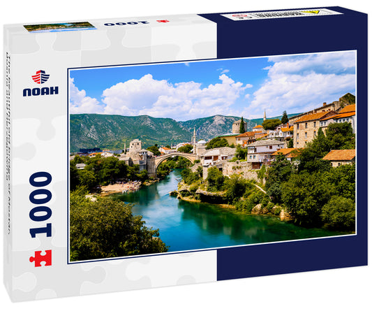 The beautiful old bridge of Mostar, Bosnia and Herzegowina