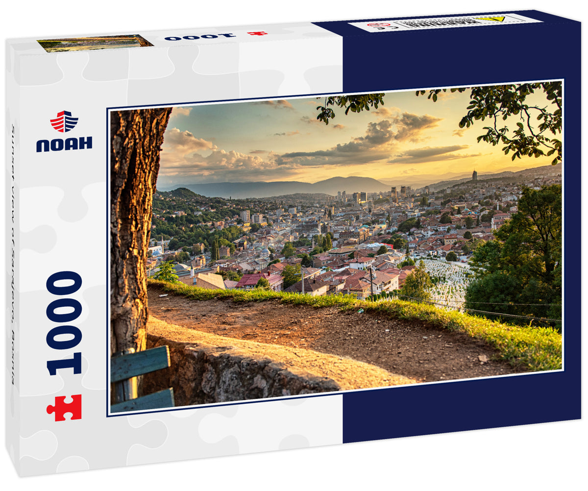Sunset view of Sarajevo, Bosnia