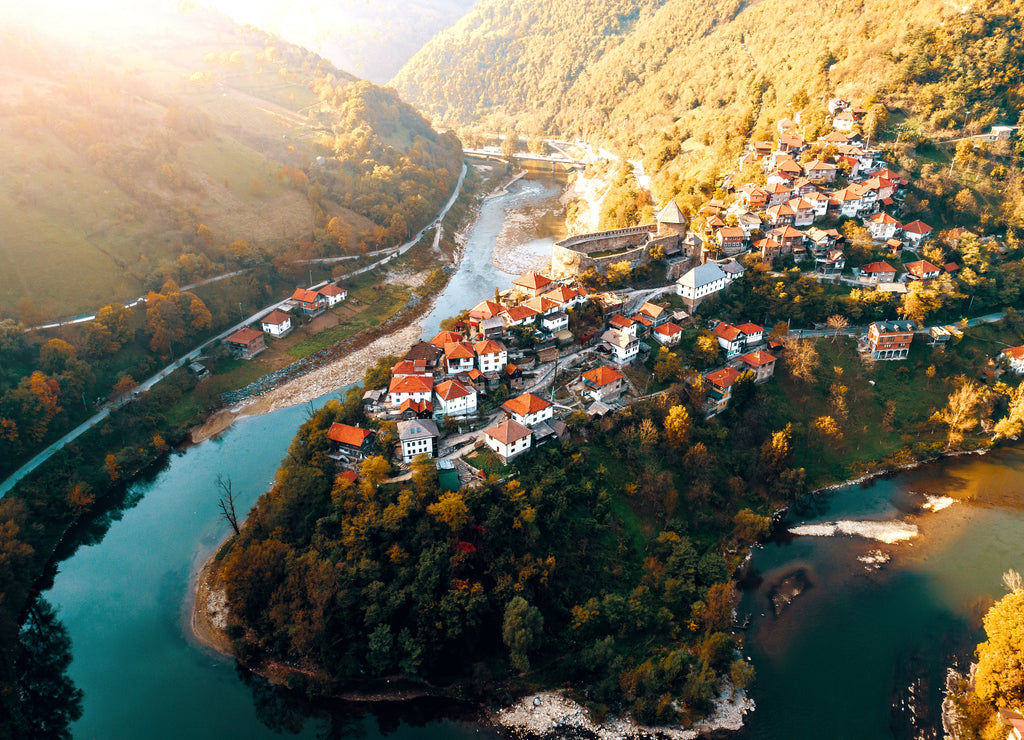 Vranduk castle in Bosnia