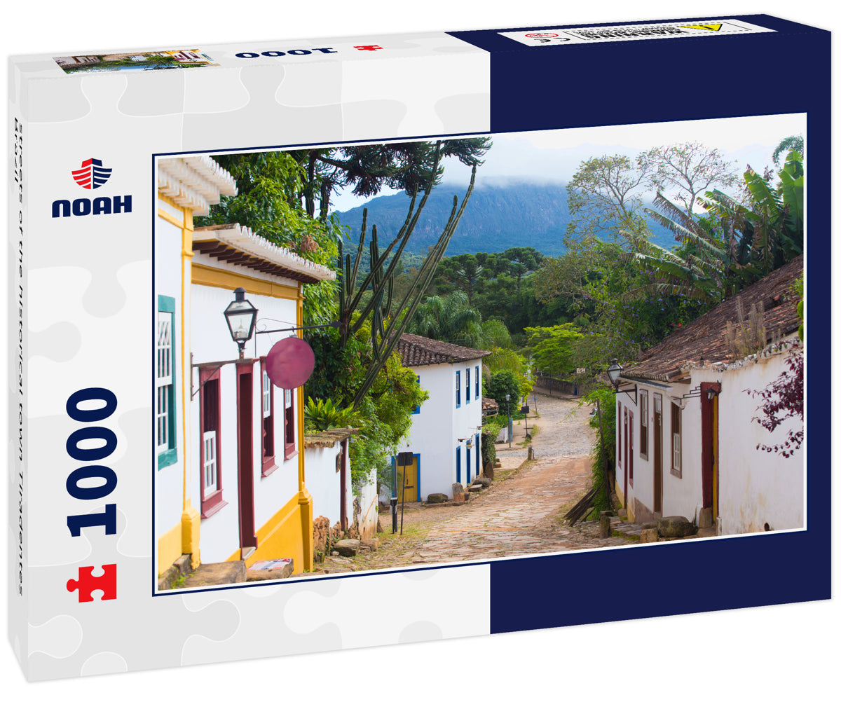 streets of the historical town Tiradentes Brazil