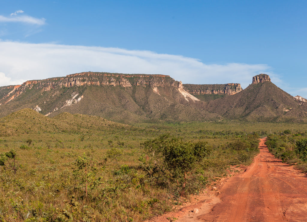 Sight of the Espirito Santo Ridge in Jalapao - Tocantins - Brazil