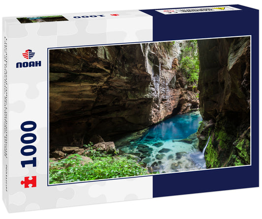 Encanto Azul (Blue Enchantment) - Natural Lake at Riachao, Maranhao, Brazil