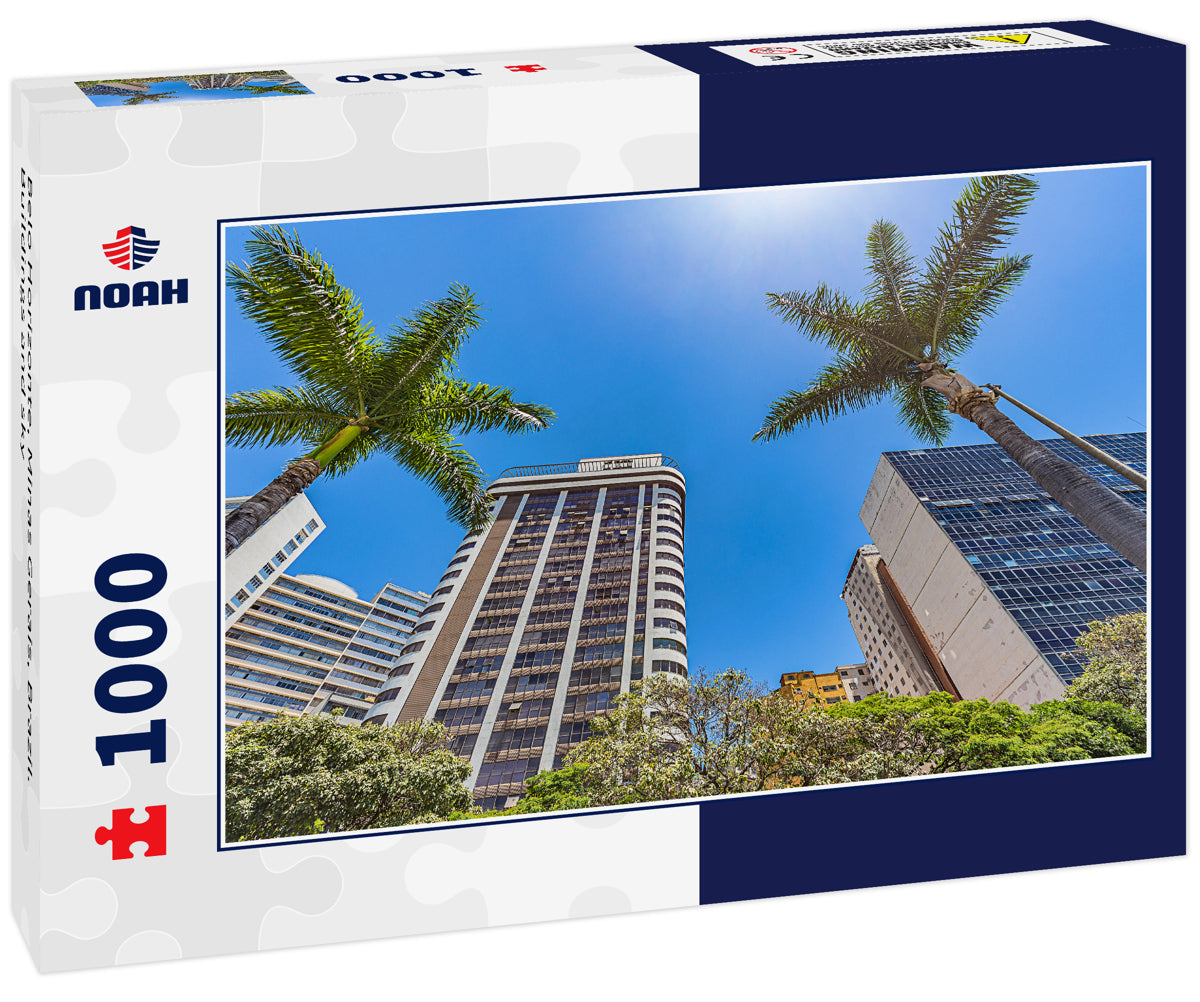 Belo Horizonte, Minas Gerais, Brazil. Buildings and sky