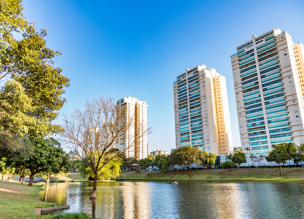 Ribeirao Preto city park, aka The Arts Park. The city is located in Brazil country side. Sao Paulo state