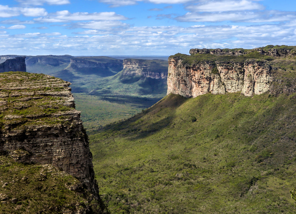 view from the top of the hill of the father inacio (morro do pai inacio), Chapada Diamantina, Bahia, Brazil