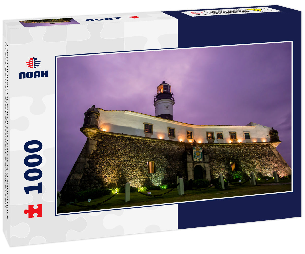 Lighthouse or Farol da Barra is a landmark in the Lower City, Salvador, Bahia, Brazil