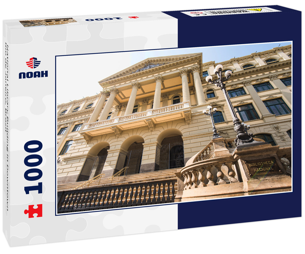 National Library Building in Downtown Rio de Janeiro, Brazil