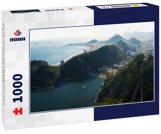 Rio de Janeiro city skyline view from Sugarloaf mountain, Brazil