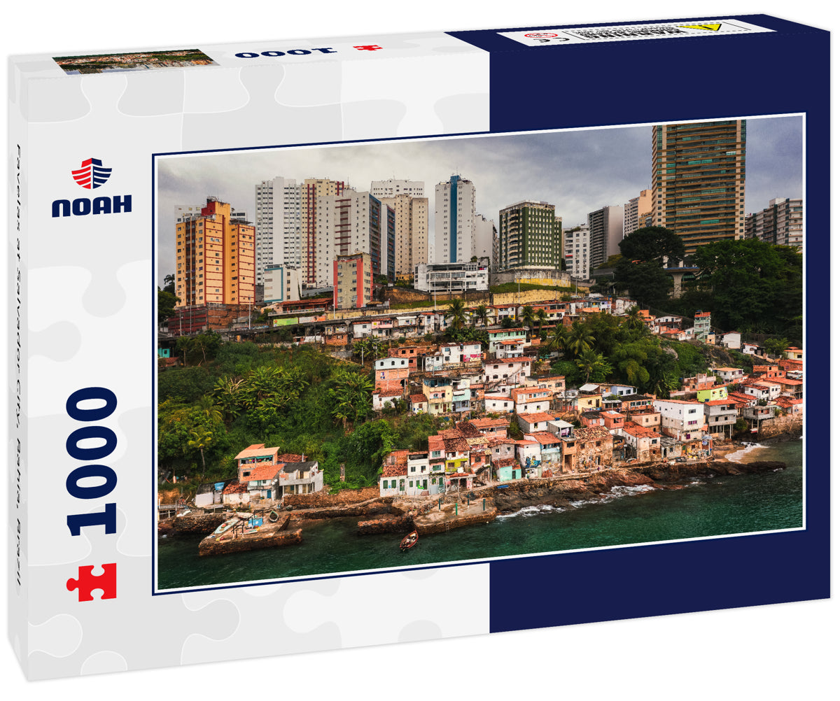 Favelas at Salvador City, Bahia, Brazil