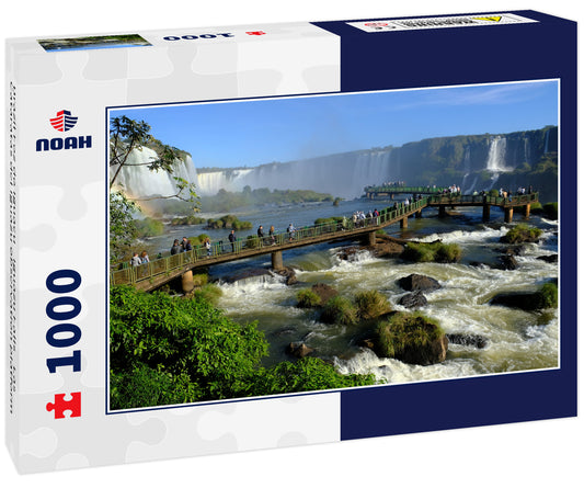 Brazil Foz do Iguacu - Iguazu Falls - Las Cataratas del Iguazu observation platform