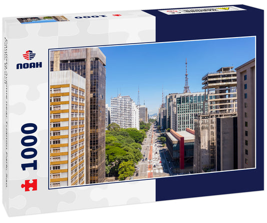 Paulista Avenue near Trianon Park, Sao Paulo, Brazil