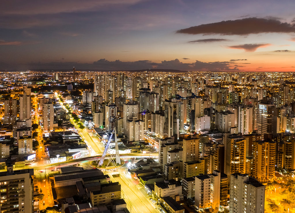 Joao Alves de Queiroz viaduct in Goiania, Goiás, Brazil