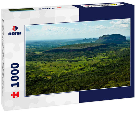 Panoramic in Chapada dos Guimaraes (Plateau of Guimaraes), Mato Grosso, Brazil