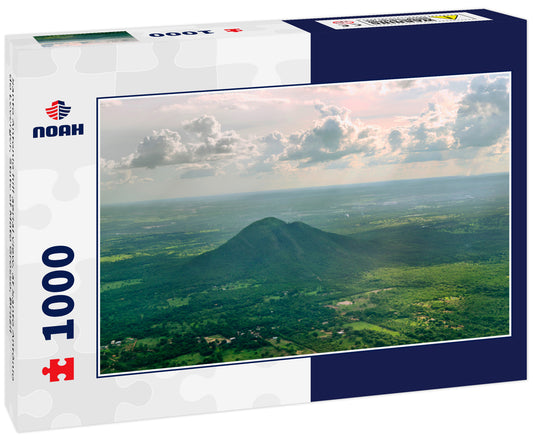 Santo Antonio hill aerial view, at Santo Antônio do Leverger, State of Mato Grosso, Brazil