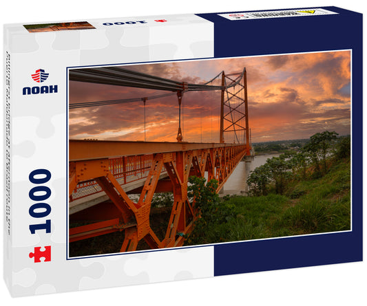 Billingrst bridge at afternoon in the Puerto Maldonado to Brazil route