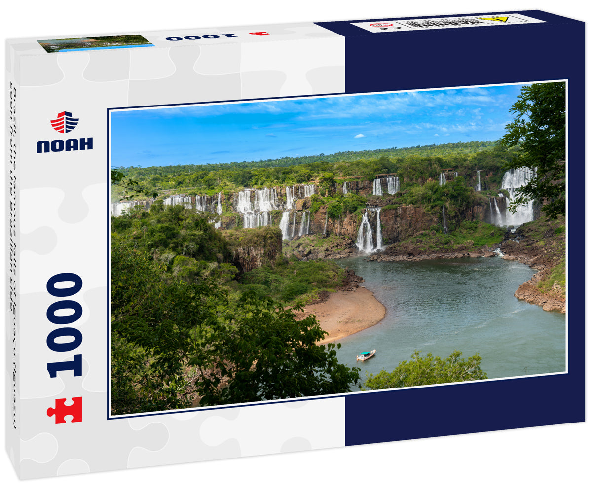 Brazil, the famous falls of Iguaçu (Iguazu) seen from the Brazilian side