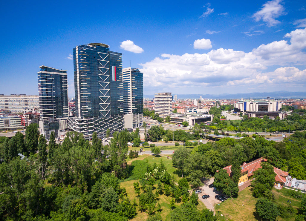 Sofia City Bulgaria / Aerial Photography
