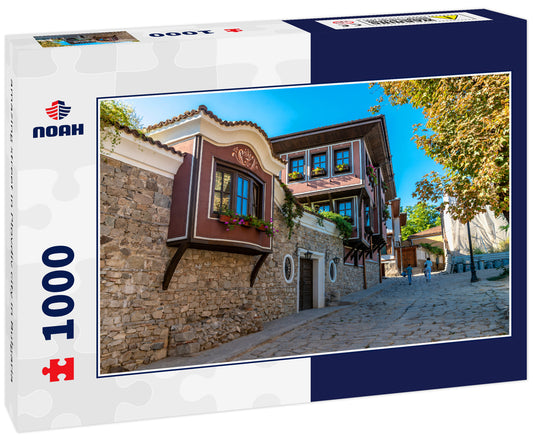 amazing street in Plovdiv city in Bulgaria